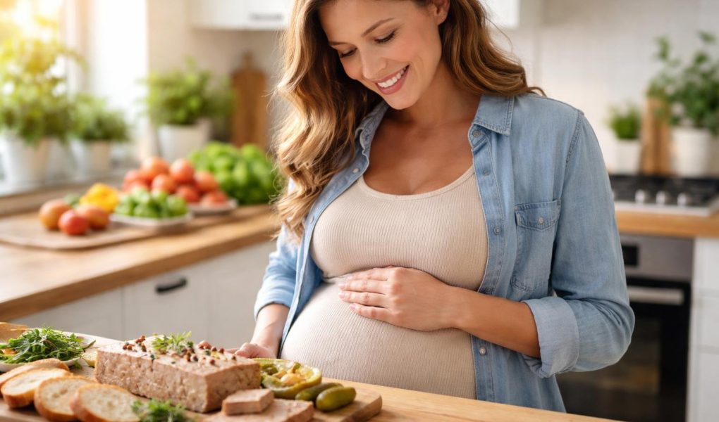 femme-enceinte-cuisine-pate-aliments