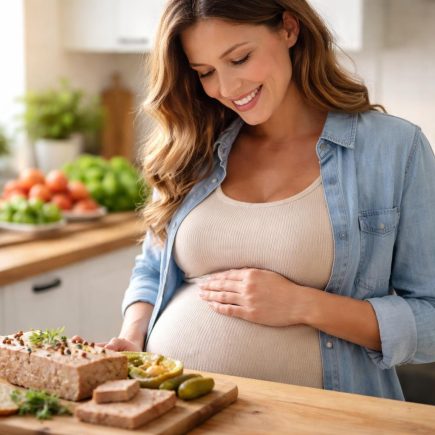 femme-enceinte-cuisine-pate-aliments