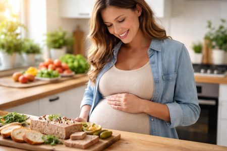 femme-enceinte-cuisine-pate-aliments