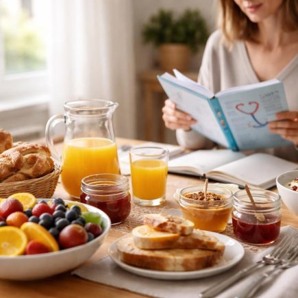 table-petit-dejeuner-fruits-lumiere-naturelle