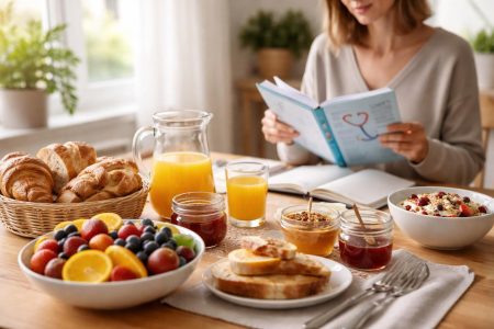 table-petit-dejeuner-fruits-lumiere-naturelle