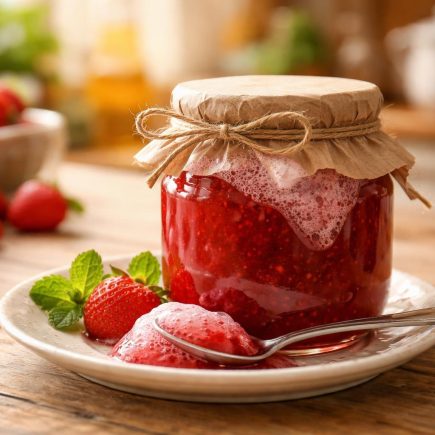pot-confiture-maison-cuisine-floue